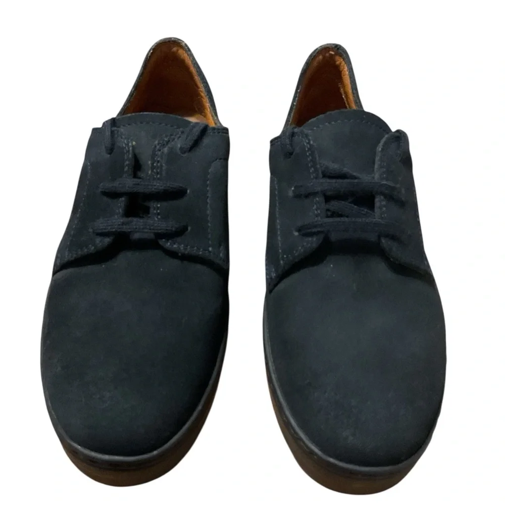 Tod’s Junior Oxford blue suede Leather Shoes size‎ 32